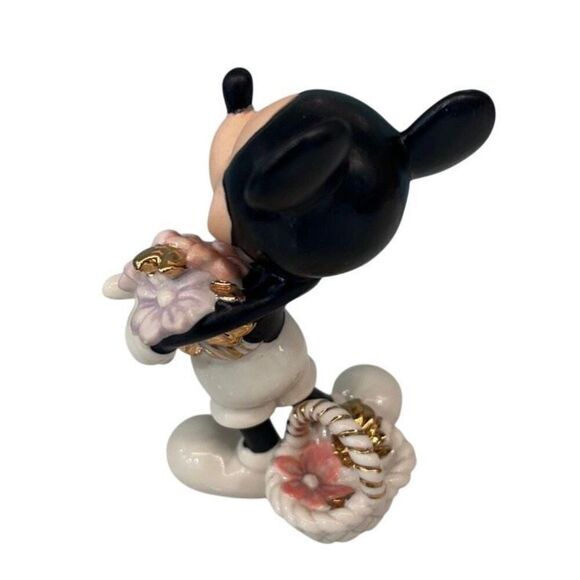 Lenox Disney Mickey & Friends Mickey's Flowers for You Figurine Classic Edition - Picture 8 of 13